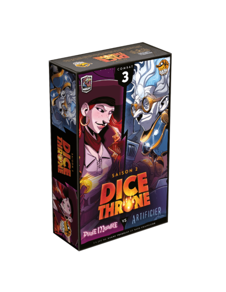 Dice Throne S2 : Artificier VS Pirate Maudite - Jeu 2 Joueurs - Couverture
