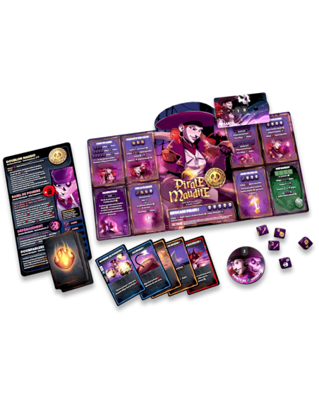 Dice Throne S2 : Artificier VS Pirate Maudite - Jeu 2 Joueurs - Matériel 2