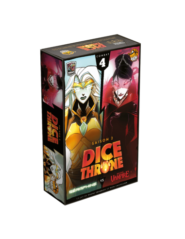 Dice Throne S2 - Séraphine vs Reine Vampire - Jeu d'Affrontement - Couverture