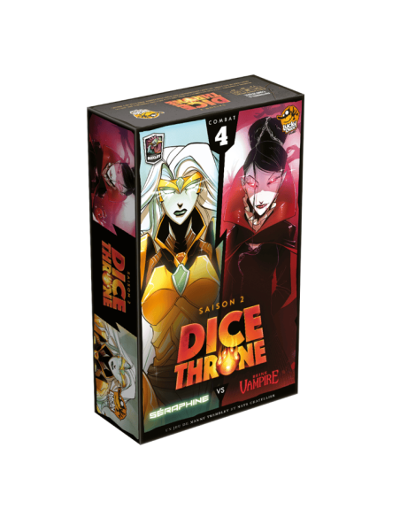 Dice Throne S2 - Séraphine vs Reine Vampire - Jeu d'Affrontement - Couverture