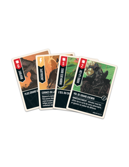 Unmatched : Robin des Bois vs. Bigfoot - Jeux de société - Jeux Initiés - contenu - matériel - cartes