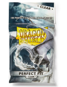 Dragon Shield Perfect Fit : Clear (X100) - Protège-Cartes - Accessoires - Sleeves