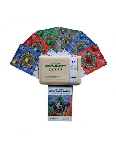 Pentaquark - Jeux de société - Casse-Tête - cover - contenu - matériel - cartes