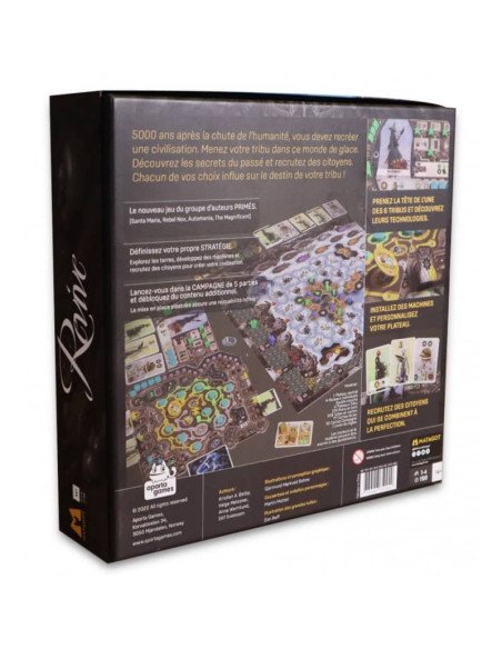 Revive - Jeux de société - Jeux Experts - dos de la boîte Revive - Jeux de société - Jeux Experts - dos de la boîte