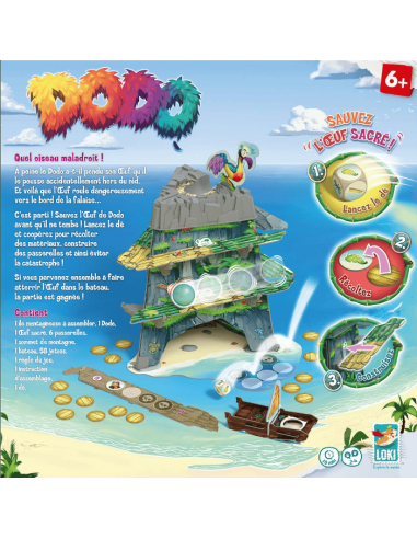 Dodo - Jeu Coopératif Enfants - Dos