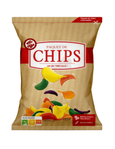 Paquet de Chips - Jeu d'apéro - Boite