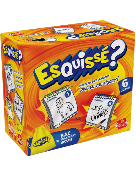 Esquissé ? de Voyage - 6 joueurs - Jeux d'ambiance - Jeux de dessin - cover - boîte