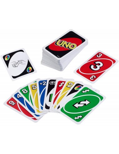 UNO - Jeux de société - Jeux Familiaux - contenu - cartes UNO - Jeux de société - Jeux Familiaux - contenu - cartes