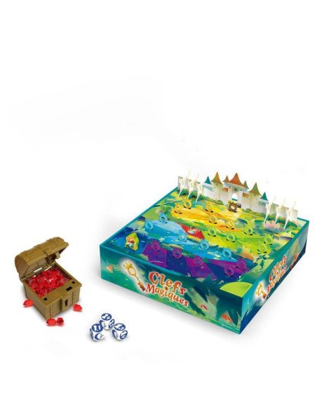 Clefs Magiques - Jeux enfants - Jeux 5 ans  - boîte - contenu - matériel - plateau