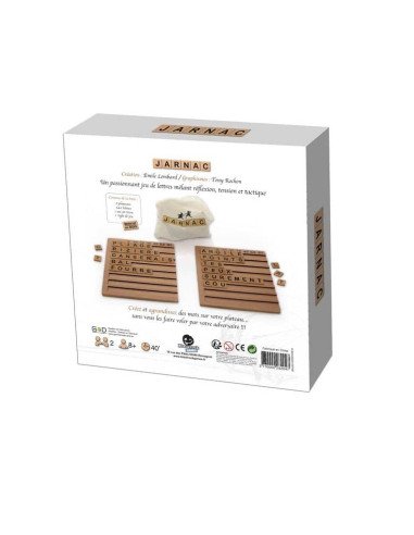 Jarnac - Jeux de société - Jeux 2 joueurs - dos de la boîte Jarnac - Jeux de société - Jeux 2 joueurs - dos de la boîte