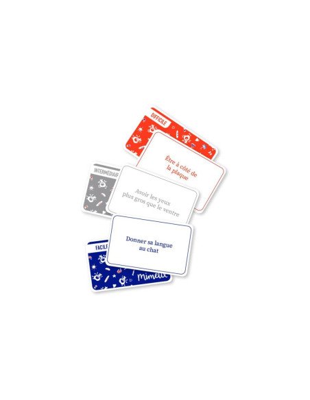 Mimetix 2023 - Jeux d'ambiance - Jeux de Mime - contenu - cartes
