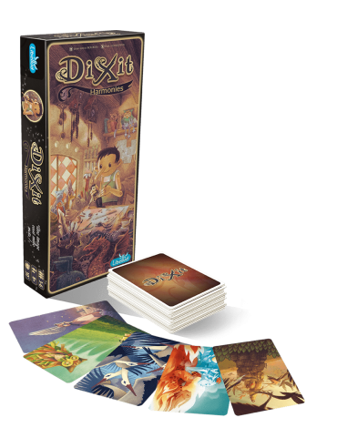 Dixit : Harmonies (Ext.) - Jeux de société - Jeux Familiaux - cover - boîte - contenu - matériel - cartes Dixit : Harmonies (Ext.) - Jeux de société - Jeux Familiaux - cover - boîte - contenu - matériel - cartes