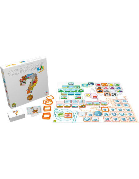 Concept Kids : Animaux - Jeux enfants - Jeux 4 ans - cover - boîte - contenu - matériel