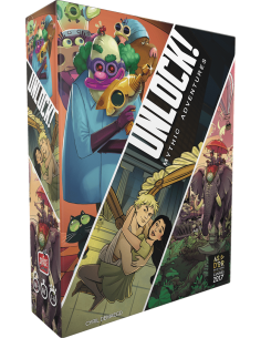 Unlock! Mythic Adventures - Jeux de société - Jeux d'Enquêtes - cover - boîte