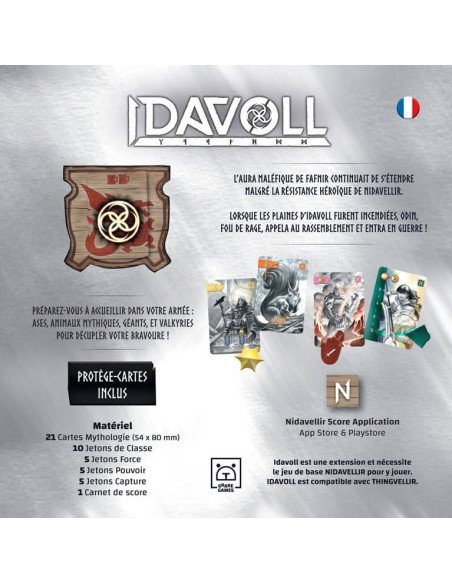 Idavoll : Extension Nidavellir - Jeux de société - Jeux Initiés - dos de la boîte