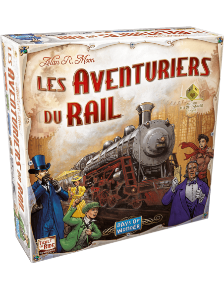 Les Aventuriers du Rail - Jeux de société - Jeux Familiaux - cover - couverture - boîte