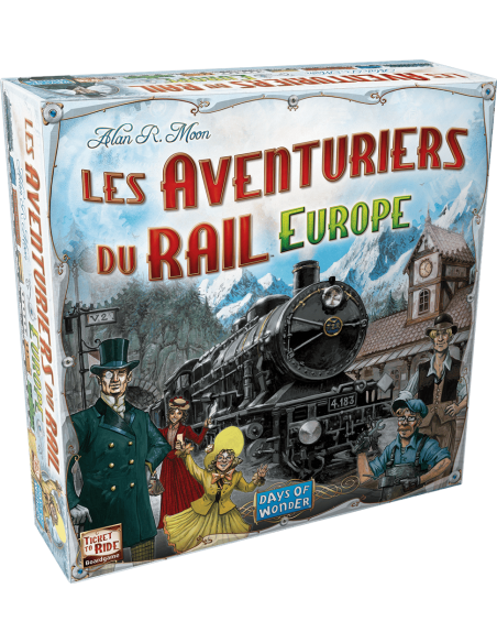 Les Aventuriers du Rail : Europe - Jeux de société - Jeux Familiaux - cover - couverture - boîte