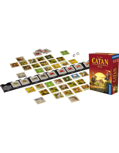 Catan Duel - Jeux de société - Jeux 2 Joueurs - cover - couverture - boîte - contenu - matériel - cartes Catan Duel - Jeux de société - Jeux 2 Joueurs - cover - couverture - boîte - contenu - matériel - cartes