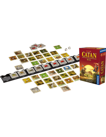 Catan Duel - Jeux de société - Jeux 2 Joueurs - cover - couverture - boîte - contenu - matériel - cartes Catan Duel - Jeux de société - Jeux 2 Joueurs - cover - couverture - boîte - contenu - matériel - cartes