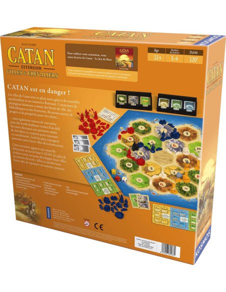 Catan : Villes et Chevaliers (Ext.) - Jeux de société - Jeux Initiés - do de la boîte Catan : Villes et Chevaliers (Ext.) - Jeux de société - Jeux Initiés - do de la boîte