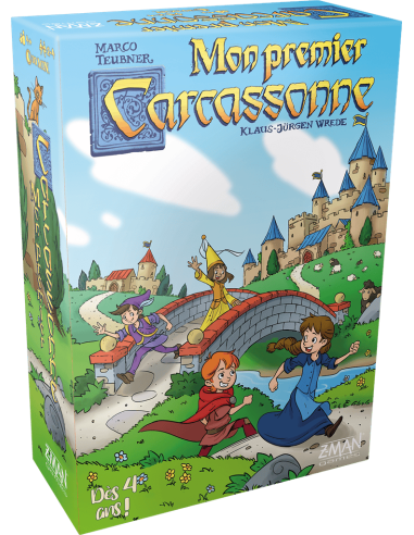 Mon Premier Carcassonne - Jeux enfants - Jeux 4 ans - cover - couverture - boîte