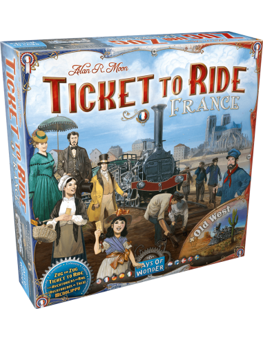 Les Aventuriers du Rail : France/Old West (Ext.) - Jeux de société - Jeux Familiaux - cover - couverture - boîte