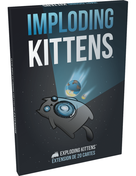 Exploding Kittens : Imploding Kittens (Ext.) - Jeux d'ambiance - Jeux pour l'Apéro - cover - couverture - boîte