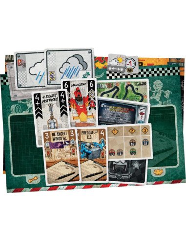 Heat - Jeux de société - Jeux Initiés - contenu - matériel - plateaux - cartes