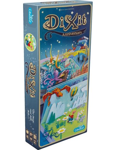 Dixit : Extension Anniversary - Jeux de société - Jeux Familiaux - cover - couverture - boîte Dixit : Extension Anniversary - Jeux de société - Jeux Familiaux - cover - couverture - boîte