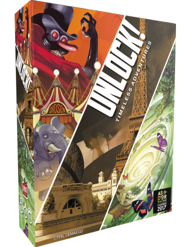 Unlock! Timeless Adventures - Jeux de société - Jeux d'Enquêtes - cover - couverture - boîte