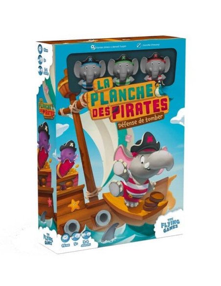 La Planche des Pirates - Jeux enfants - Jeux 5 ans - cover - couverture - boîte