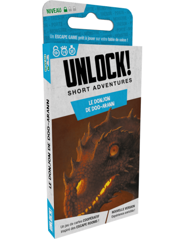 Unlock Short Adventures : Le Donjon de Doo-Arann - Jeux de société - Jeux d'Enquêtes - cover -couverture - boîte