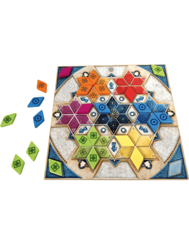 Azul : Pavillon d'été - Jeux de société - Jeux Familiaux - contenu - matériel - plateaux - tuiles - tableaux