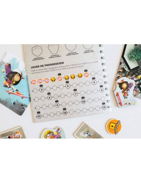 Zombie Kidz Evolution - Jeux enfants - Jeux 7 ans - contenu - matériel - fiches - personnages