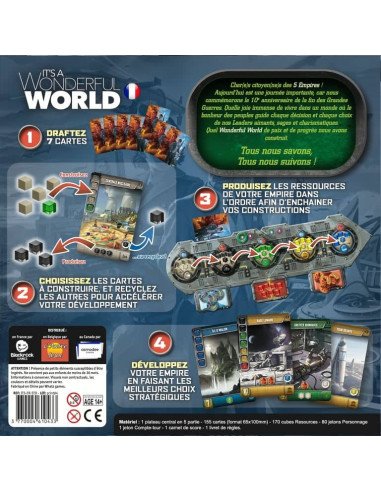 It's a Wonderful World - Jeux de société - Jeux Initiés - dos de la boîte