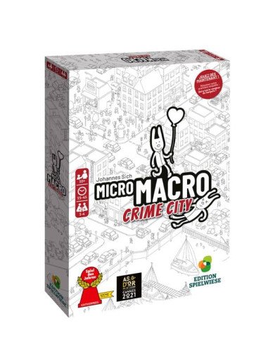 Micro Macro : Crime City - Jeux de société - Jeux d'Enquêtes - cover -couverture - boîte