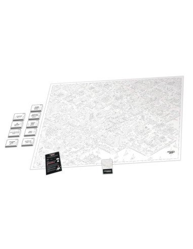 Micro Macro : Crime City 2 - Full House - Jeux de société -Jeux d'Enquêtes - contenu - matériel - carte - map - cartes