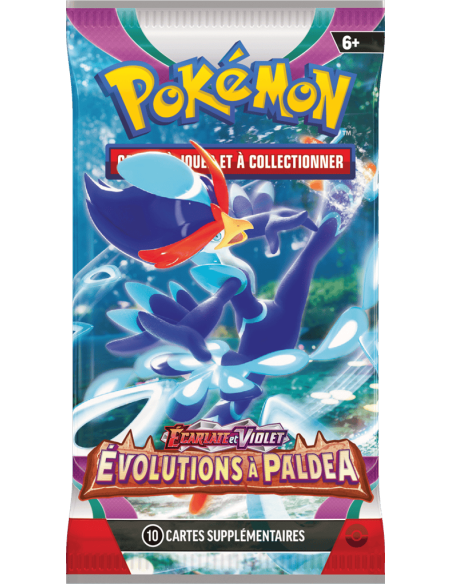 Booster Pokémon EV02 : Evolution à Paldea - cartes à collectionner
