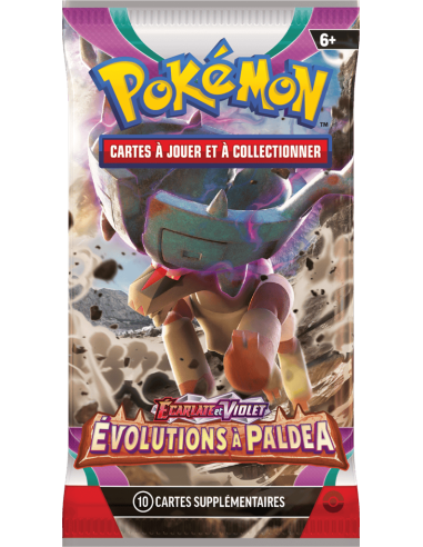 Booster Pokémon EV02 : Evolution à Paldea - cartes à collectionner
