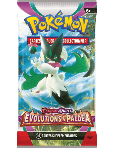 Booster Pokémon EV02 : Evolution à Paldea - cartes à collectionner