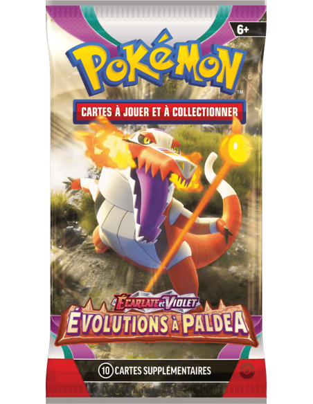 Booster Pokémon EV02 : Evolution à Paldea - cartes à collectionner