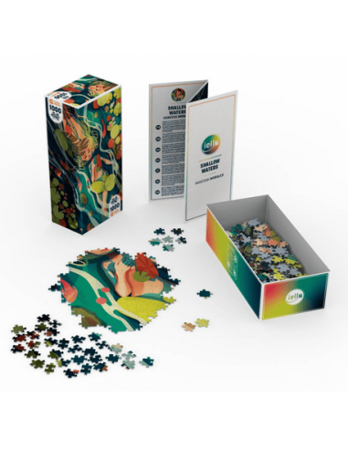 Puzzle UNIVERSE 1000P : Shallow Waters - cover - couverture - boîte - contenu - matériel - visuel