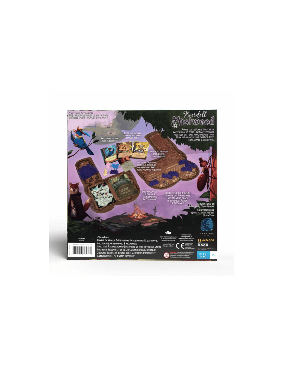 Matagot Everdell - Espansione Mistwood - Gioco Da Tavolo Per 1-4 Giocatori, 14+ Anni - Versione Francese