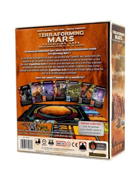 Terraforming Mars - Expédition Arès - Jeux de société - Jeux Experts - dos de la boîte