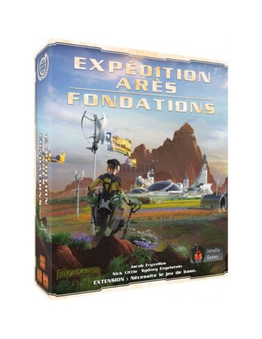 Terraforming Mars - Expédition Arès : Fondations (Ext) - Jeux de société - Jeux Experts - cover - couverture - boîte