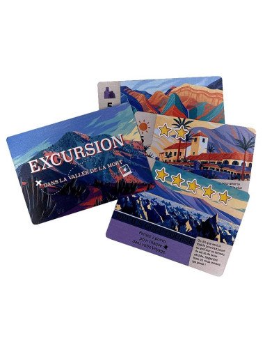 Excursion dans la Vallée de la Mort - Micro Games - Jeux de société - Jeux 2 Joueurs - Jeux Solo - contenu - matériel - cartes