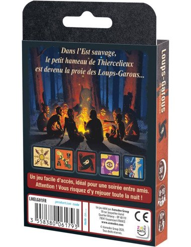 Loups-Garous - Jeux d'ambiance - Jeux de Bluff - dos de la boîte