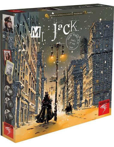 Mr. Jack New York - Jeux de société - Jeux 2 Joueurs - cover - couverture - boîte