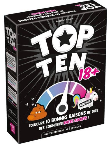 Top Ten 18+ - Jeu d'Ambiance - Les Gentlemen du Jeu