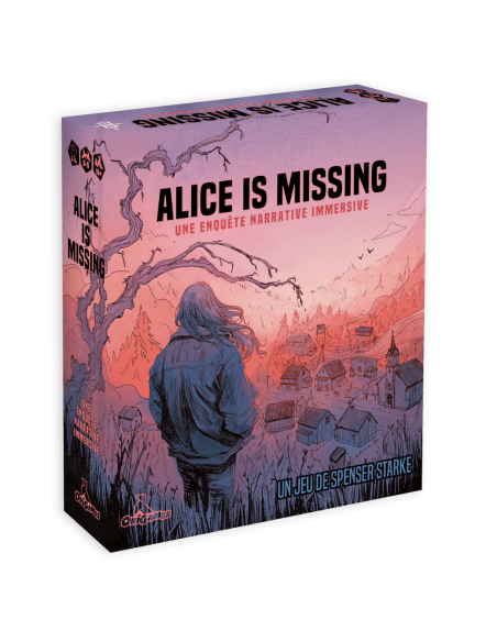 Alice is Missing - Jeux de société - Jeux d'Enquête - cover - couverture - boîte Alice is Missing - Jeux de société - Jeux d'Enquête - cover - couverture - boîte